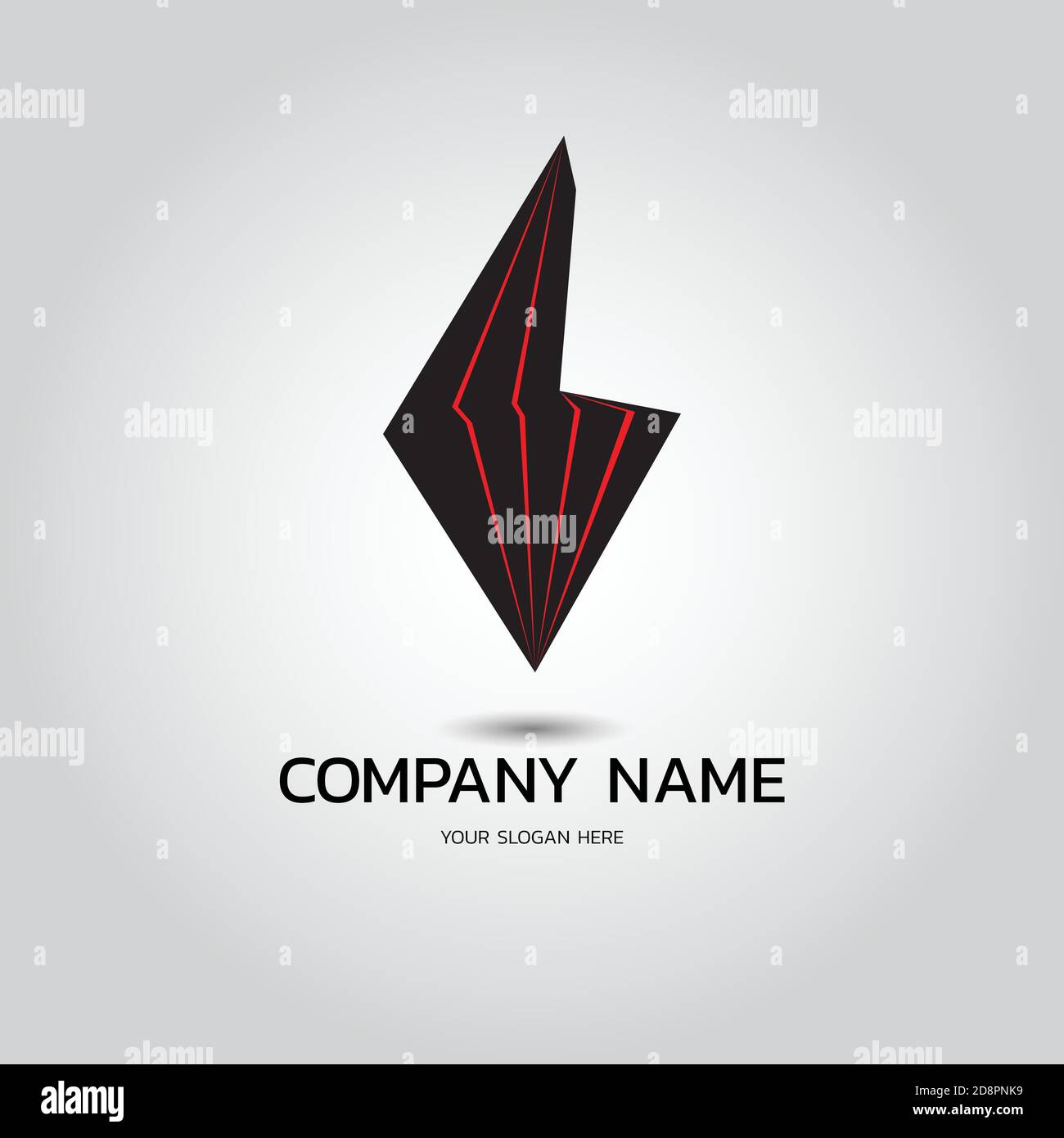 Design der Logo-Vorlage Stock Vektor