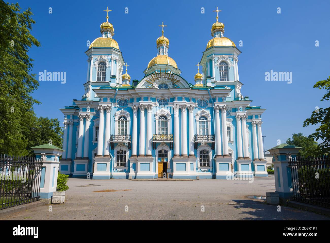 St. Nikolaus Kathedrale an einem sonnigen Juni Tag. St. Petersburg, Russland Stockfoto