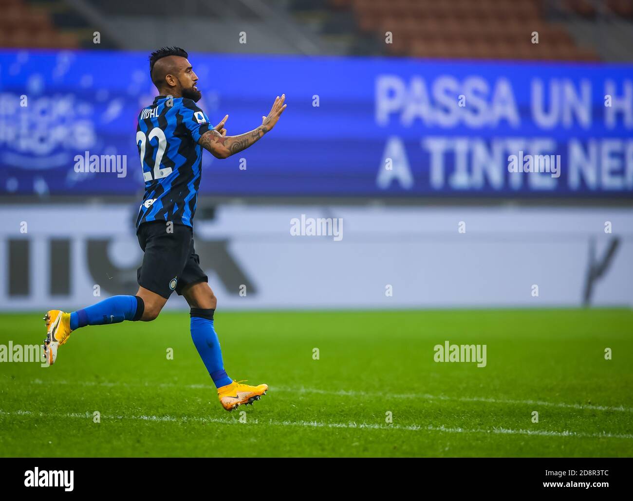 Arturo Vidal vom FC Internazionale während des Spiels der Serie A 2020/21 zwischen FC Internazionale und Parma Calcio im San Siro Stadium, Mailand, Italien o C. Stockfoto