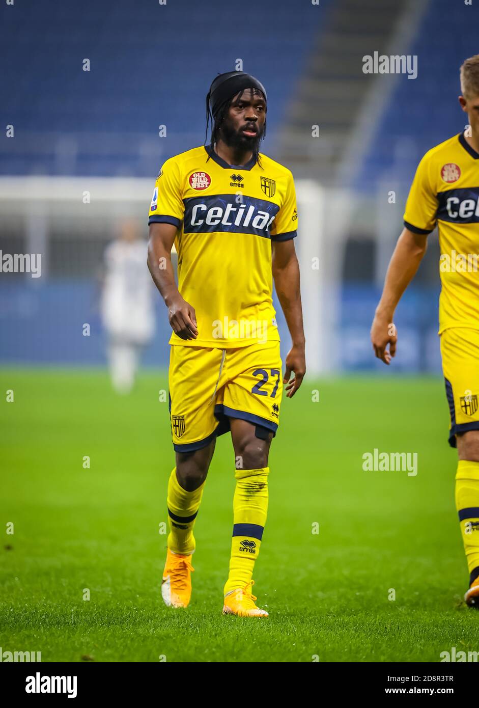 Gervinho von Parma Calcio während der Serie A 2020/21 Spiel zwischen FC Internazionale gegen Parma Calcio im San Siro Stadium, Mailand, Italien am C. Oktober Stockfoto
