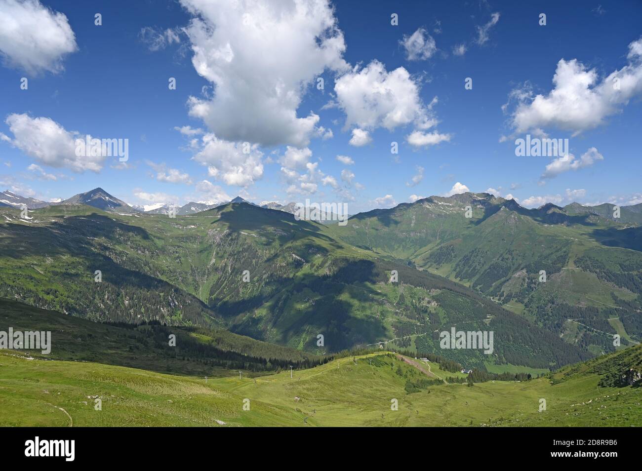 Stubnerkogel Berglandschaft in Bad Gastein Österreich Stockfoto