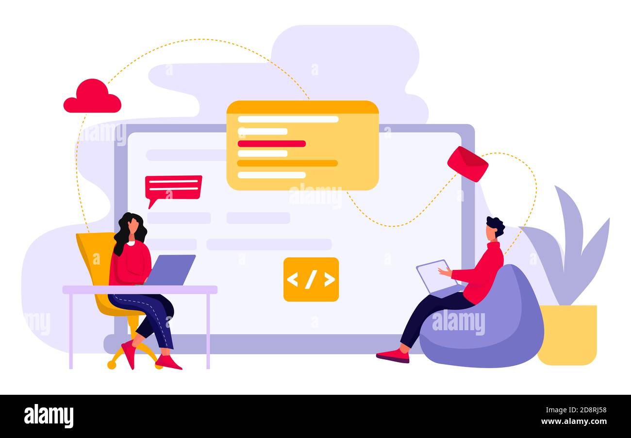 Python-Code-Sprachzeichen. Programmierung Codierung und Entwicklung Konzept. Stock Vektor