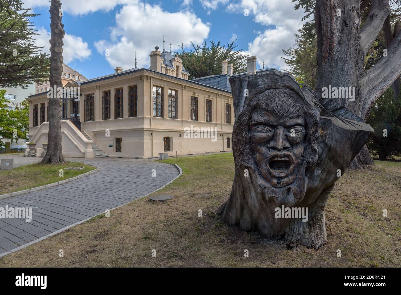 Das Regionalmuseum von Magallanes in Punta Arenas, Patagonien, Chile Stockfoto