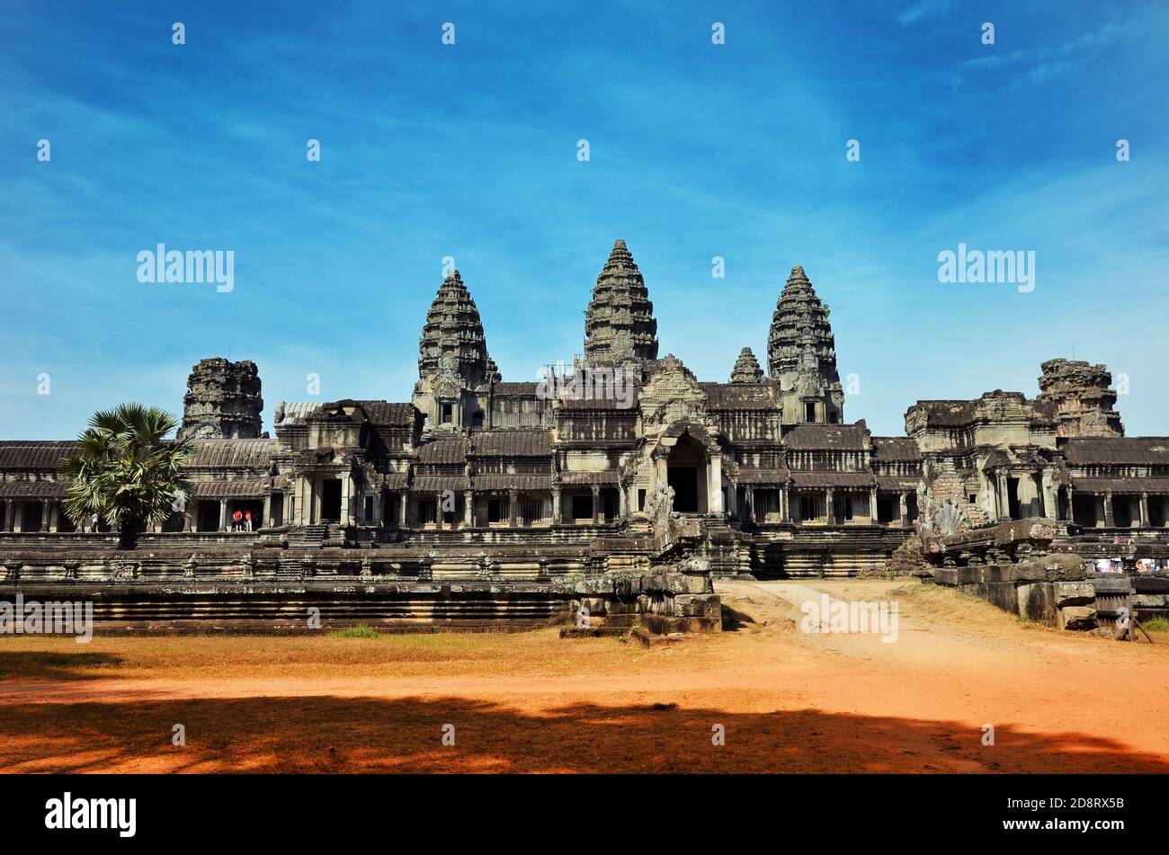 Angkor Wat Tempel Kambodscha Stockfoto
