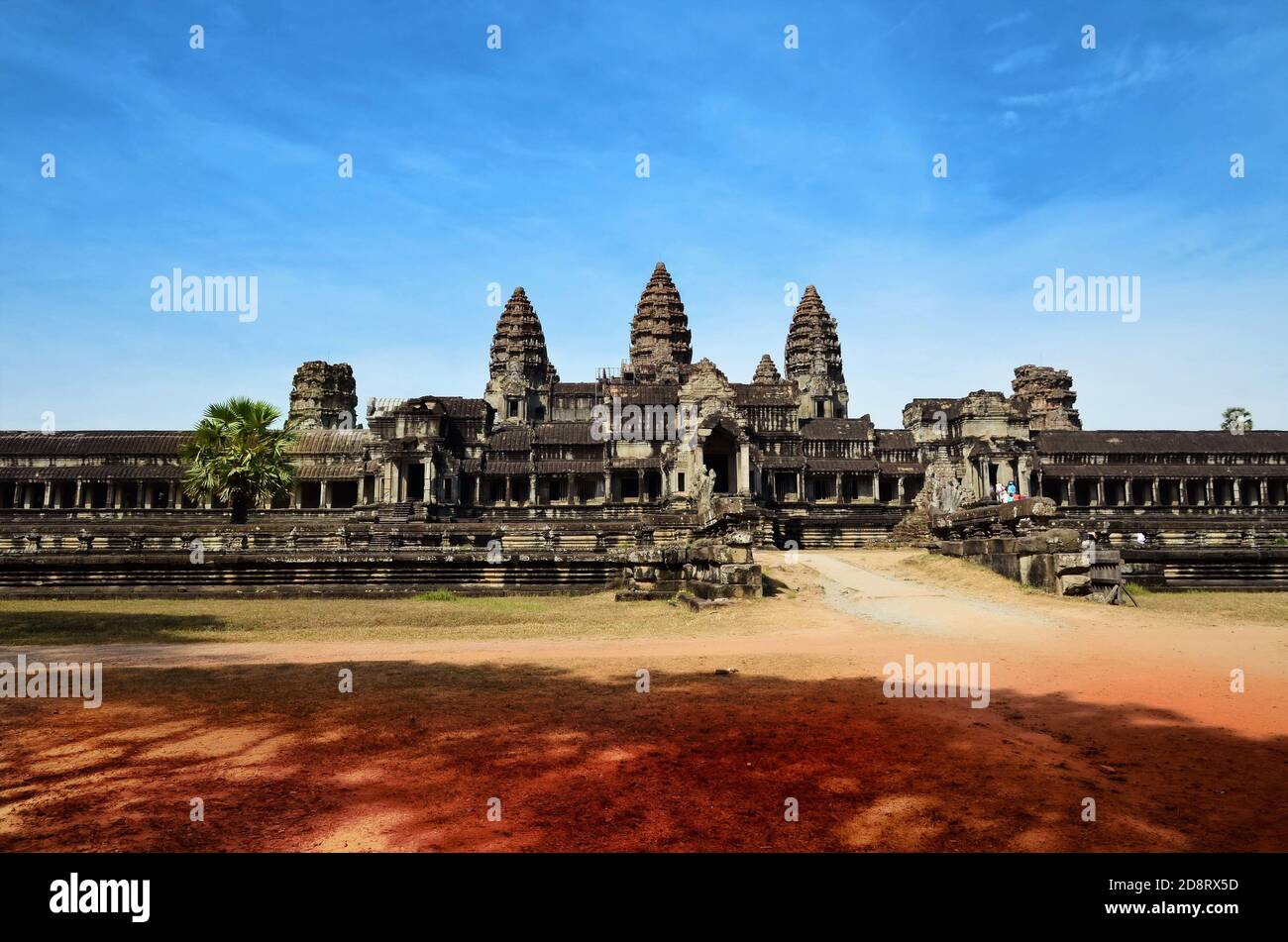 Angkor Wat Tempel Kambodscha Stockfoto