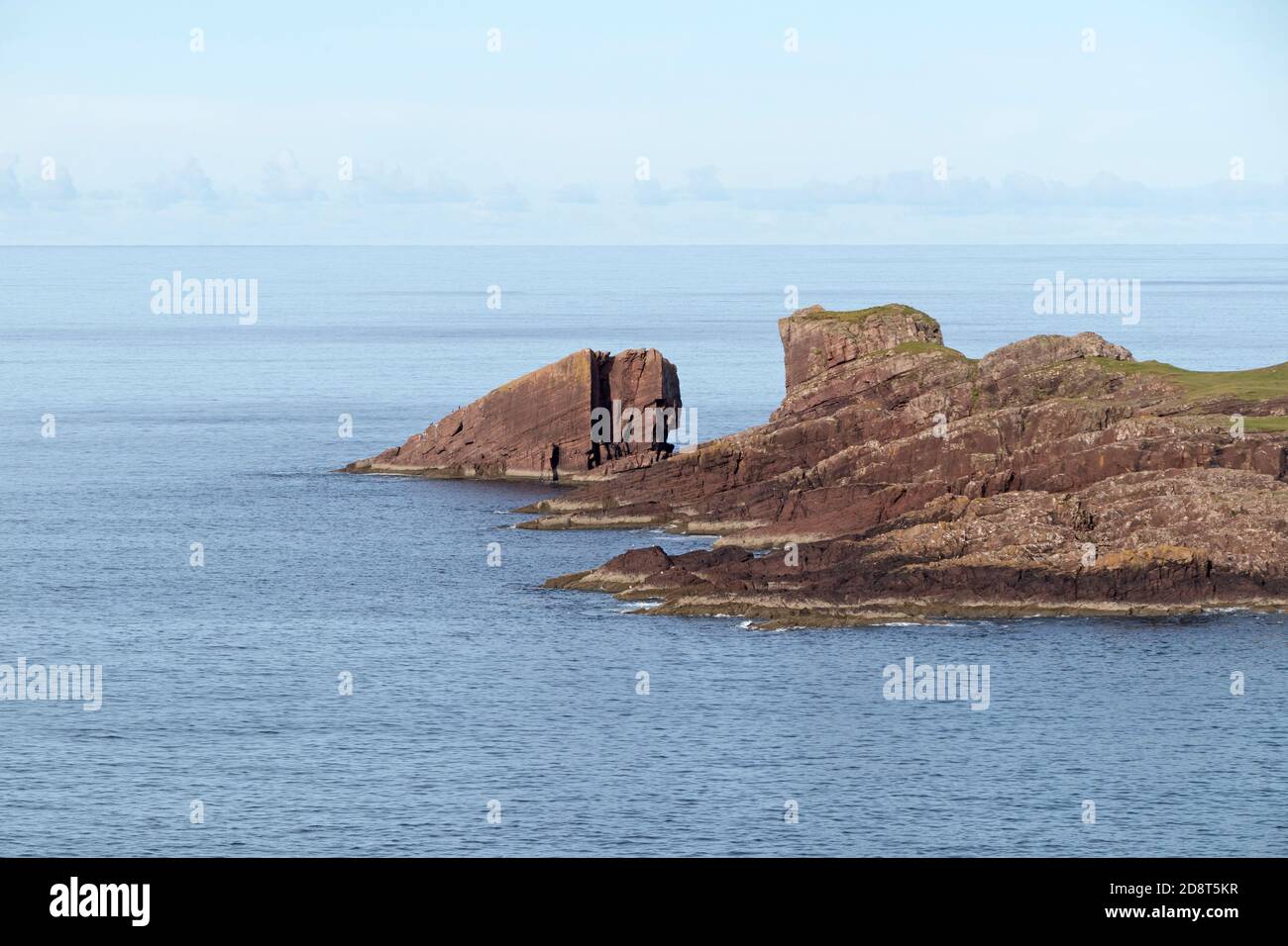 Split Rock, Clachtoll, Assynt, NW Highlands, Schottland, Großbritannien Stockfoto