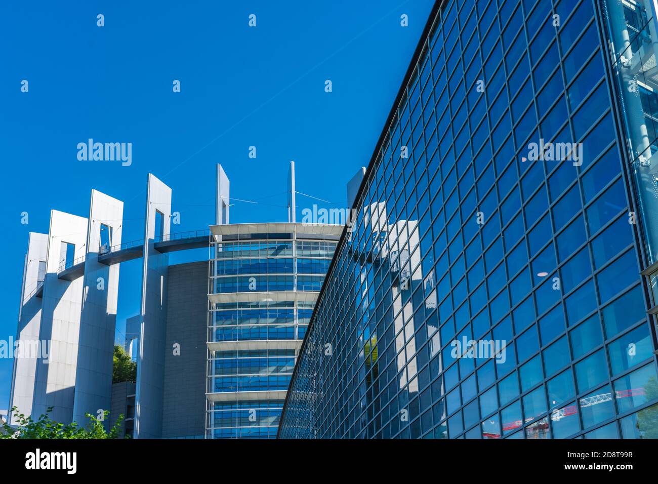 STRASSBURG, FRANKREICH, 18. JULI 2020: Das Europäische Parlament Stockfoto