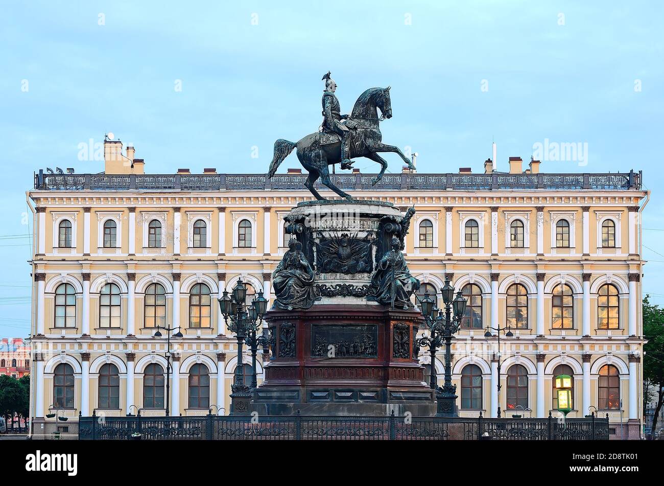 St. Petersburg ist eine russische Hafenstadt an der Ostsee. Es war die kaiserliche Hauptstadt für 2 Jahrhunderte, wurde im Jahr 1703 gegründet. Stockfoto