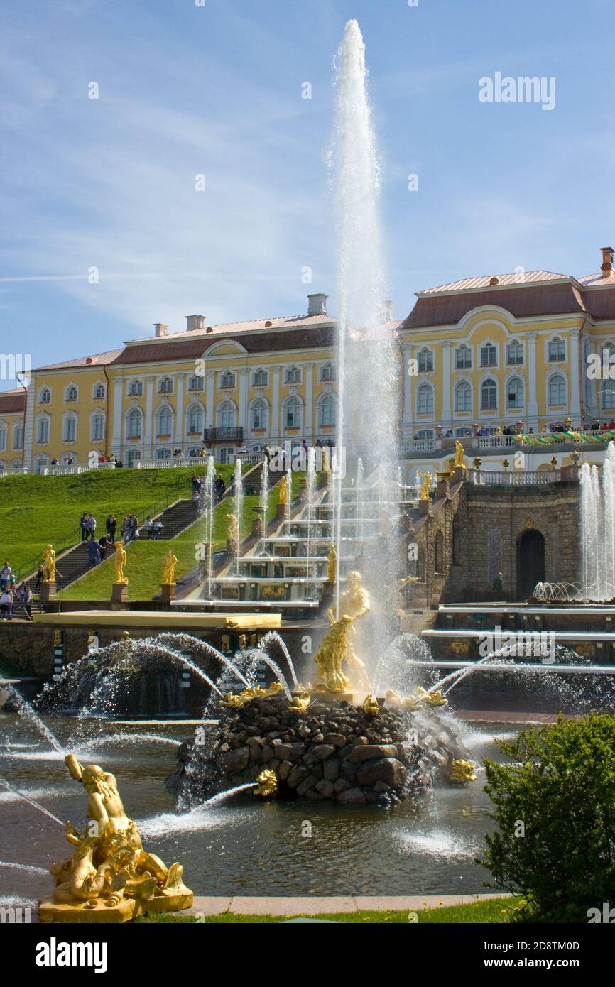 St. Petersburg ist eine russische Hafenstadt an der Ostsee. Es war die kaiserliche Hauptstadt für 2 Jahrhunderte, wurde im Jahr 1703 gegründet. Stockfoto