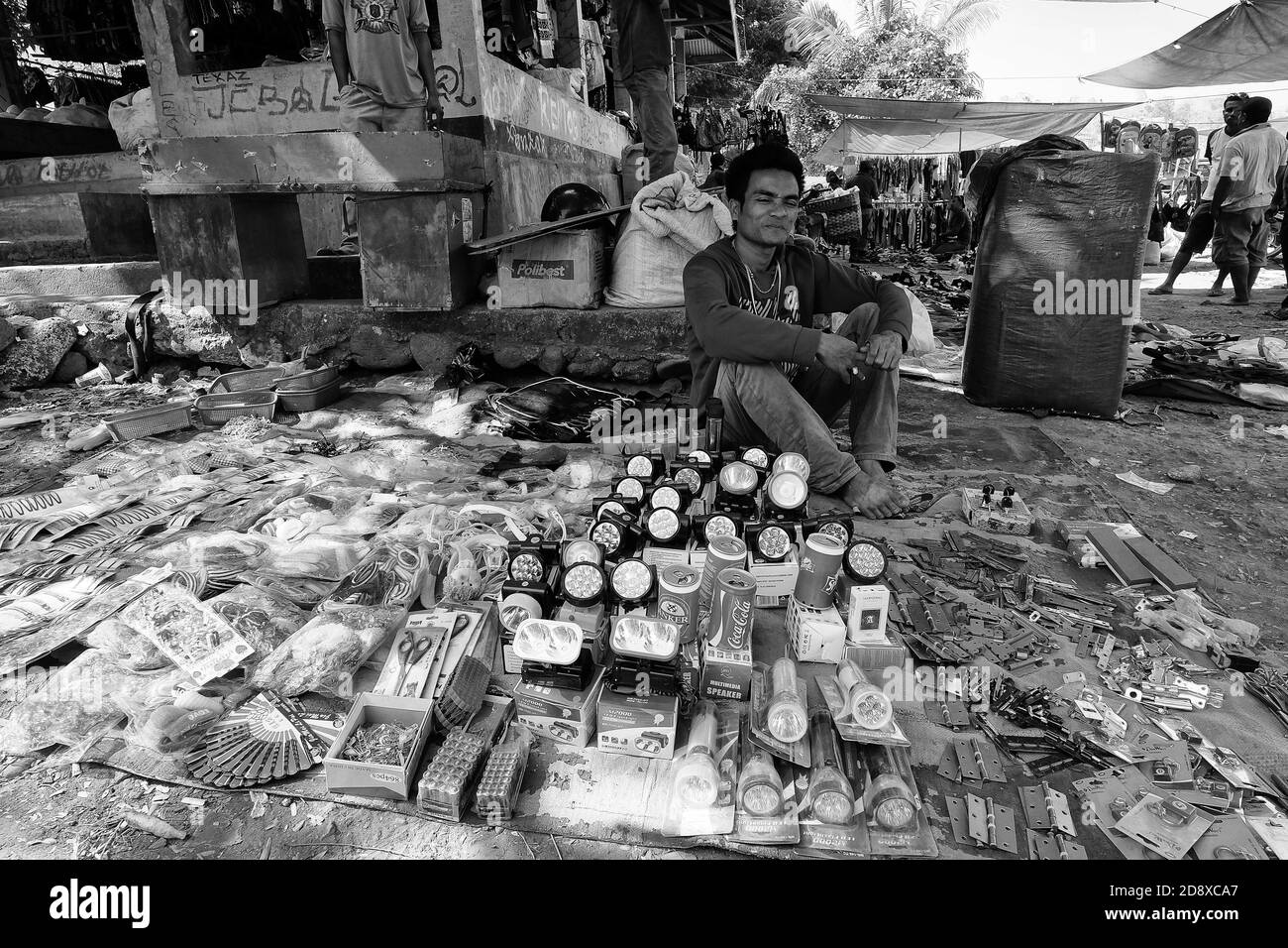 Taken @Lewotolok lokalen Markt, Lembata, East Nusa Tenggara, Indonesien Stockfoto