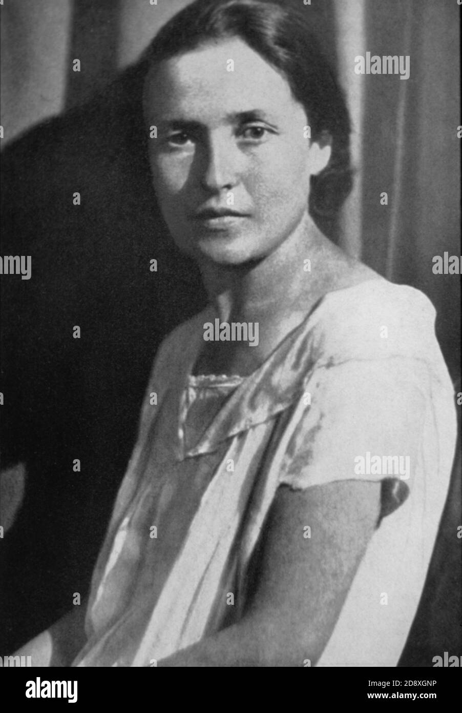 1920 ' s : GIULIA SCHUCHT , russische Frau von ANTONIO GRAMSCI ( 1891 - 1937 ) , italienischer Intellektueller , Schriftsteller und kommunistisches Opfer der faschistischen Periode - PARTITO COMUNISTA ITALIANO - PCI - POLITICO - POLITIKER - POLITICA - POLITIC---- Archivio GBB Stockfoto
