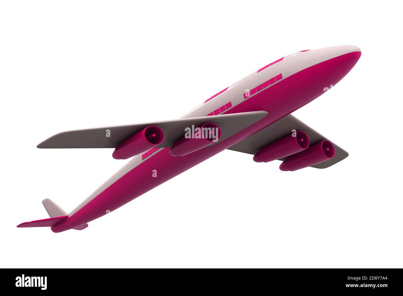 3D Flugzeug Stockfoto