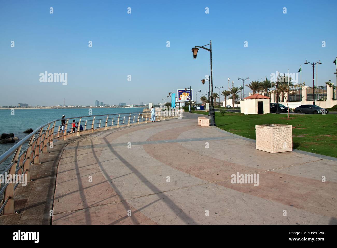 Die Promenade am Roten Meer, Jeddah, Saudi-Arabien Stockfoto