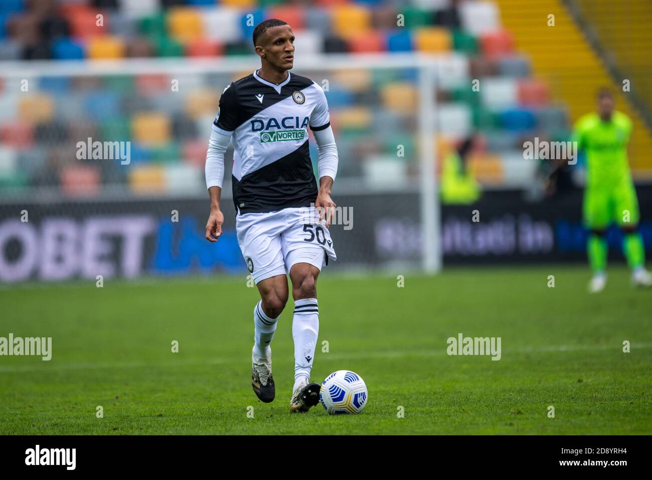 Rodrigo Becao (Udinese Calcio) während Udinese gegen Mailand, Italienisches Fußballspiel Serie A, udine, Italien, 01 Nov 2020 Credit: LM/Alessio Marini Stockfoto