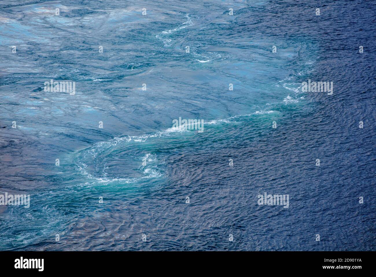 Saltstraumen maelstrom. Natur marine Hintergrund Stockfoto