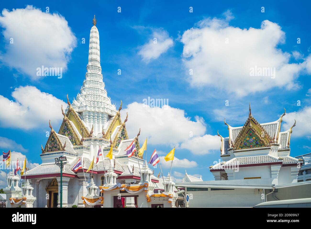 Lak Mueang, Stadt Säule Schrein von Bangkok Thailand Stockfoto