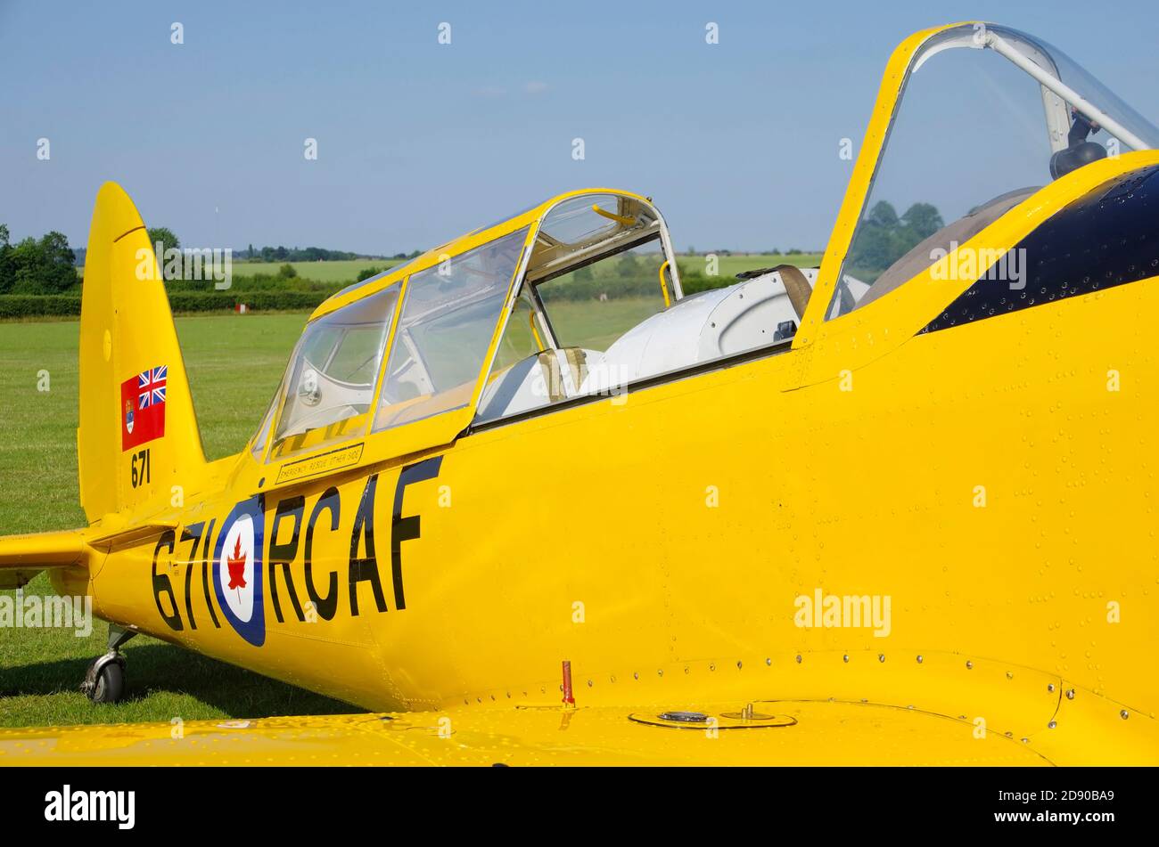 DHC Chipmunk Trainingsflugzeug Stockfoto