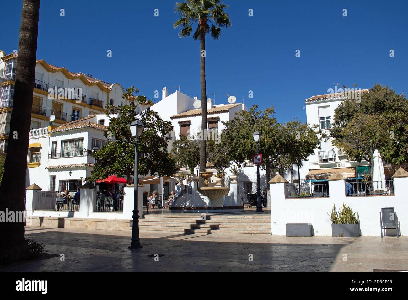 Fountain Square Stockfoto