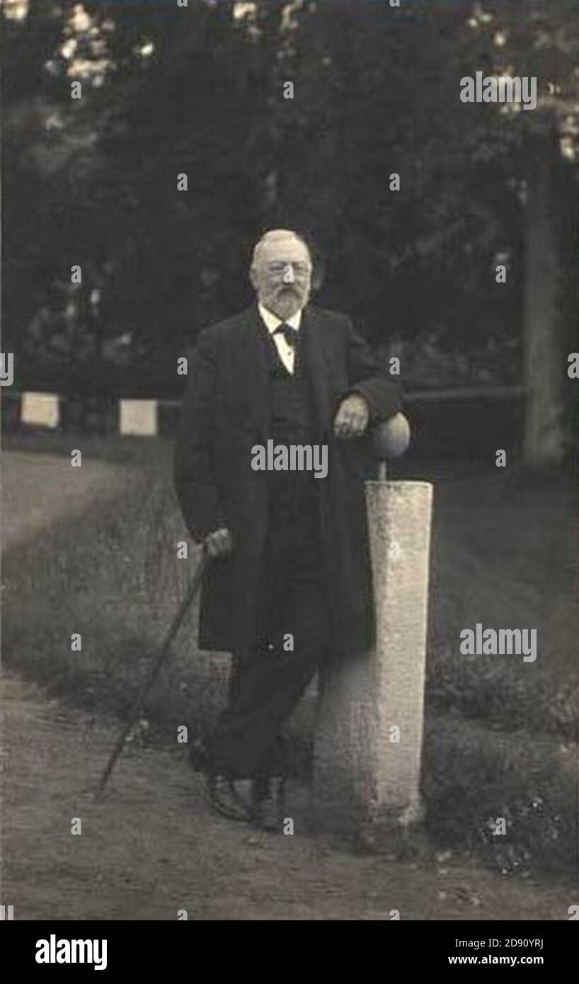 Karl Johan Vilhelm Madsen von Georg LIISBERG. Stockfoto