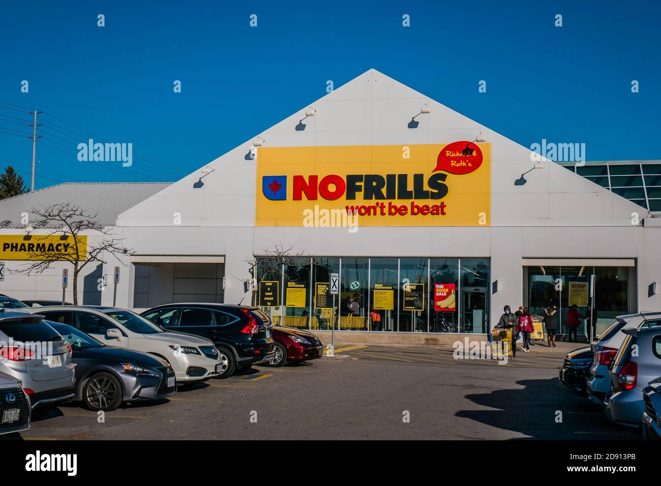 Ohne Schnickschnack kanada ist eine Supermarktkette in kanada Ziel Preisgünstige Käufer Stockfoto