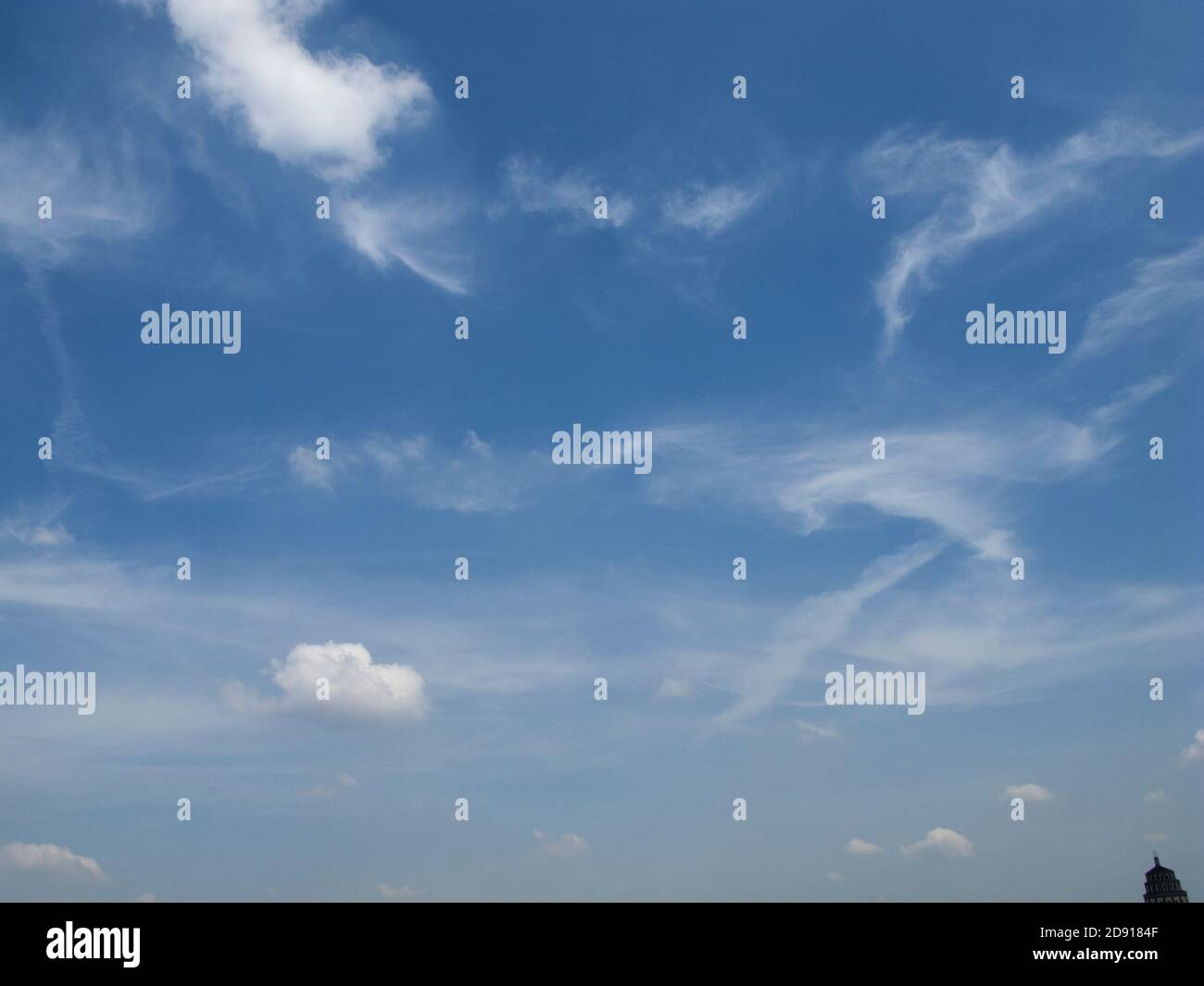 Parasidischen Himmel, frei, fliegen, Zen, bewölkt Stockfoto