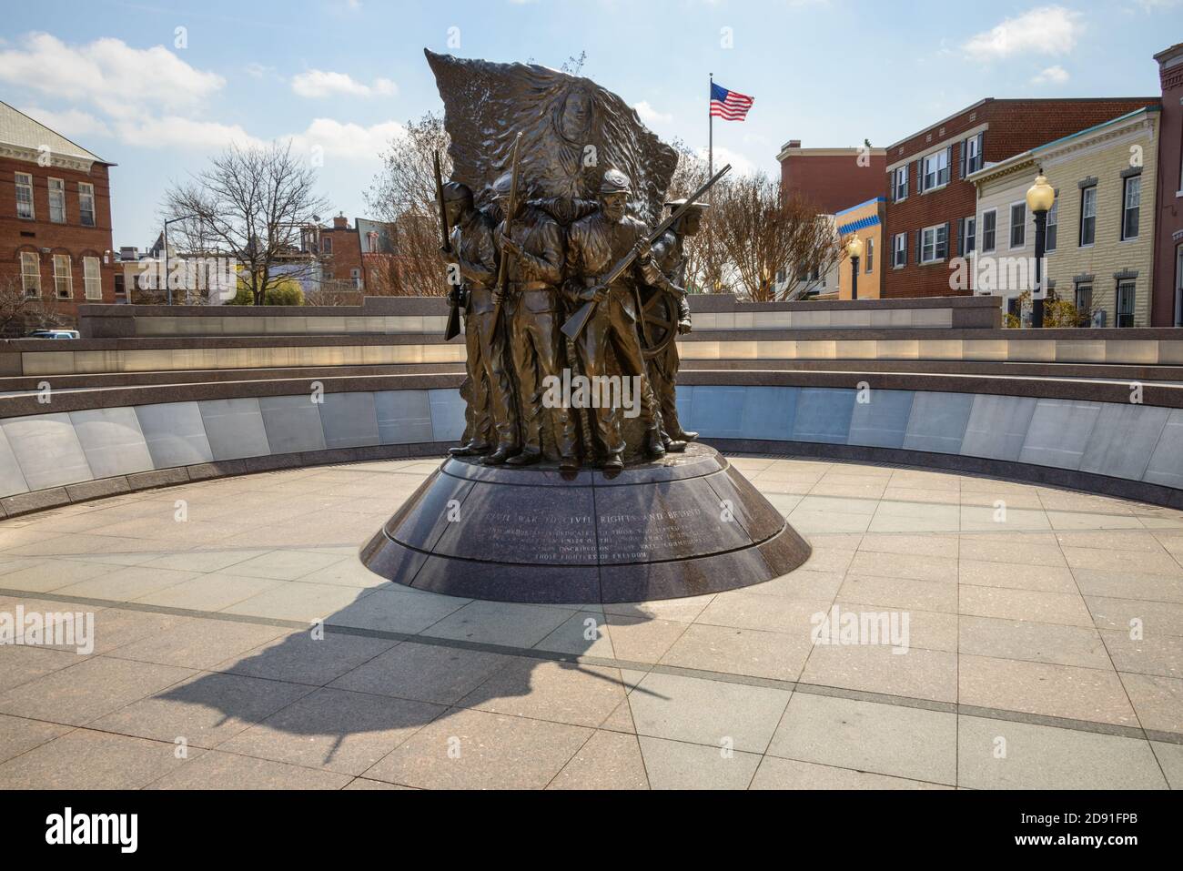 African American Civil War Memorial Stockfoto
