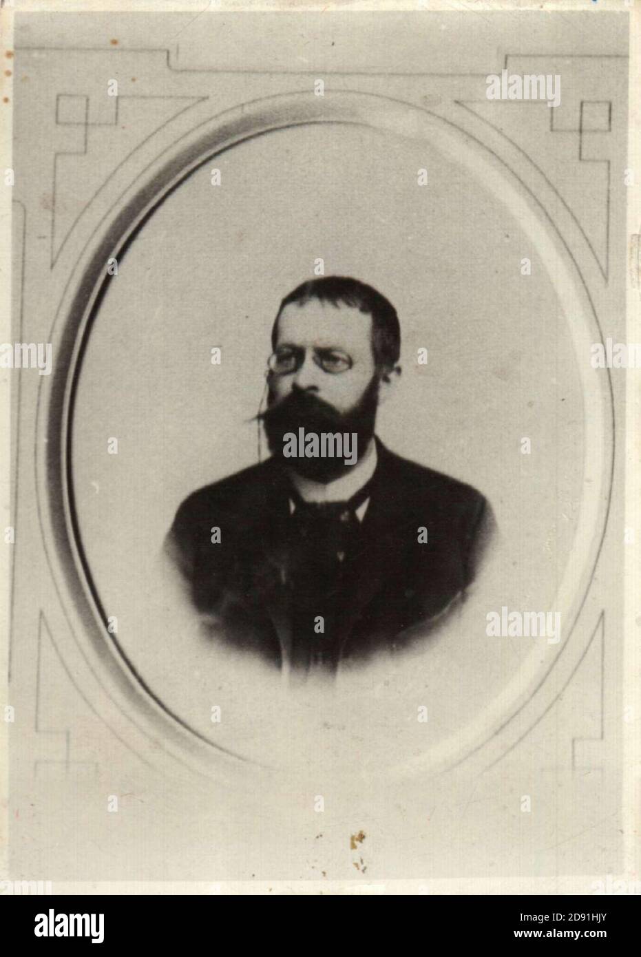JUDr. Romuald Dubový (1856-1896). Stockfoto