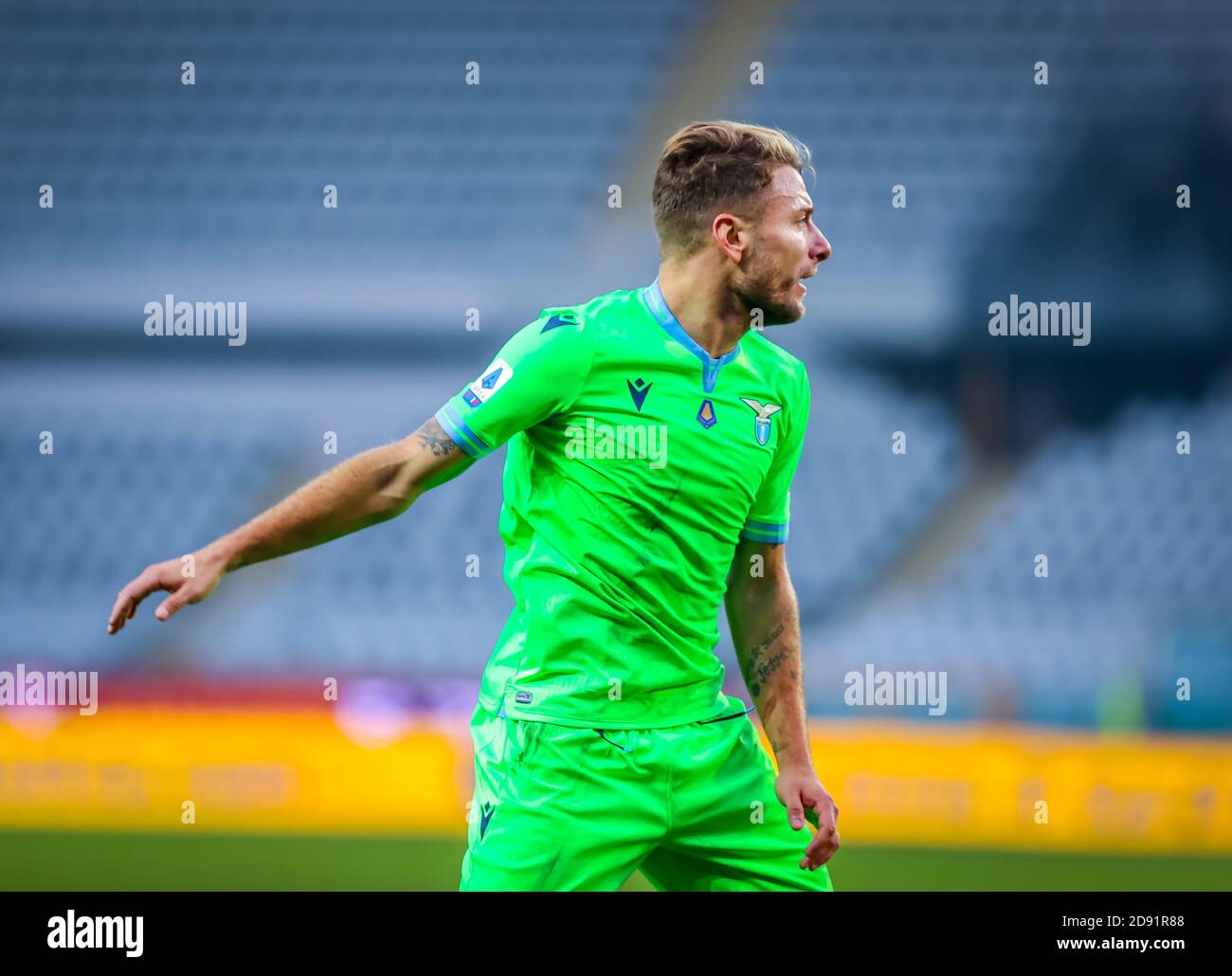 Ciro unbeweglich der SS Lazio während der Serie A 2020/21 Spiel zwischen Turin FC gegen SS Lazio im Olimpico Grande Torino Stadium, Turin, Italien auf Nove C Stockfoto