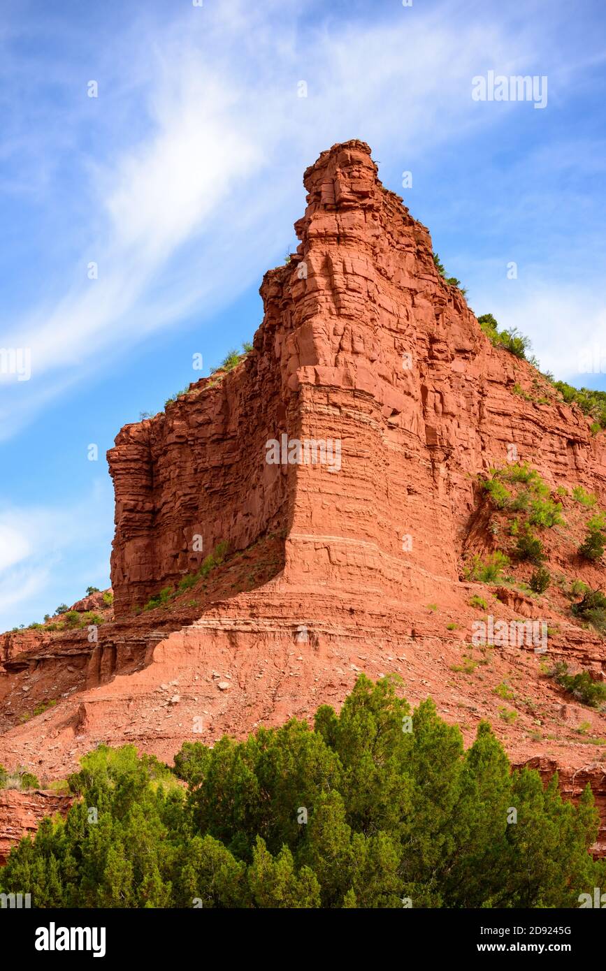 Caprock Canyons State Park und Trailway Stockfoto