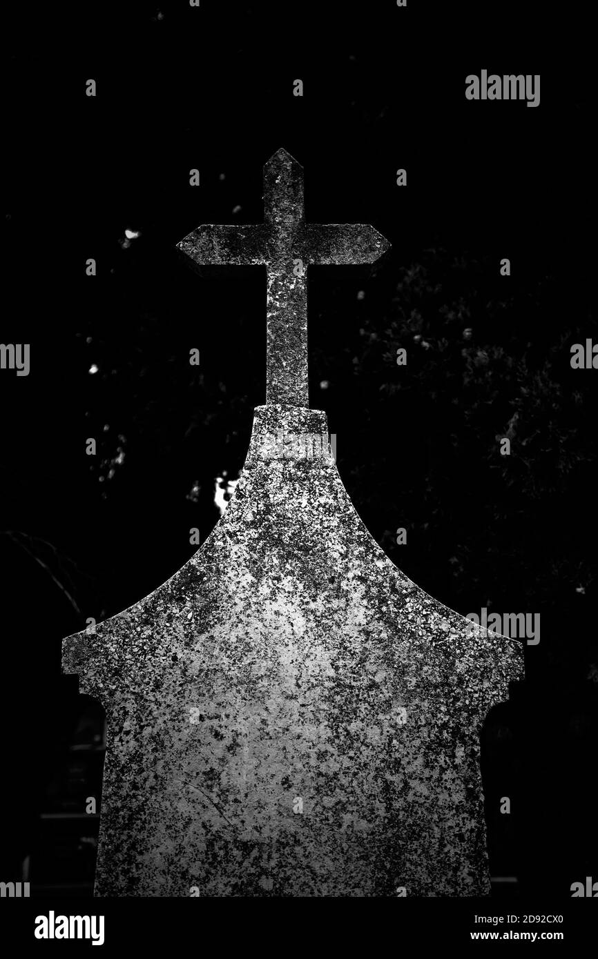 Nischen auf dem Friedhof, heilige und religiöse Stelle, Christentum Stockfoto