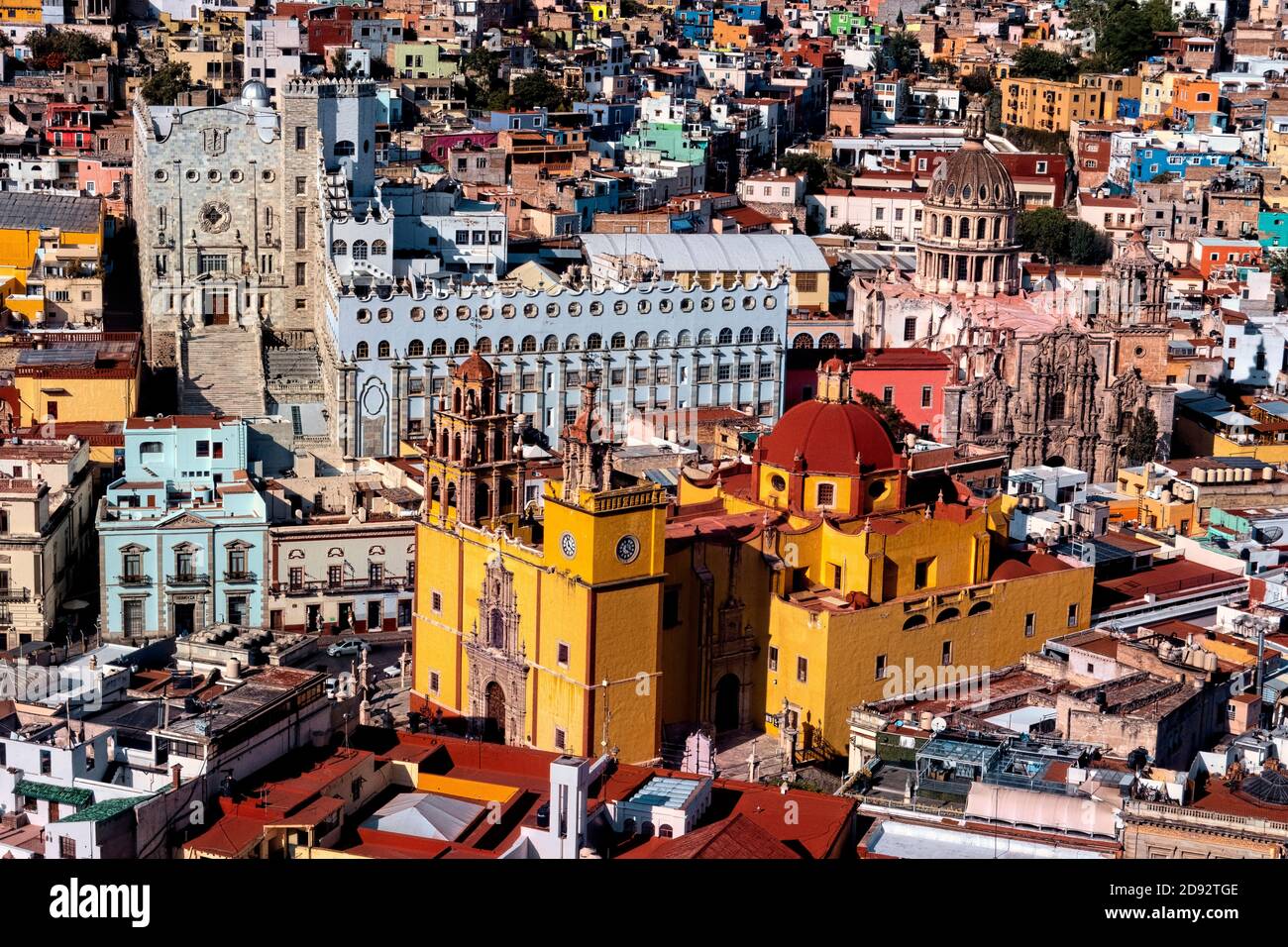 Das UNESCO-Weltkulturerbe Centro Historico in Guanajuato, Mexiko Stockfoto