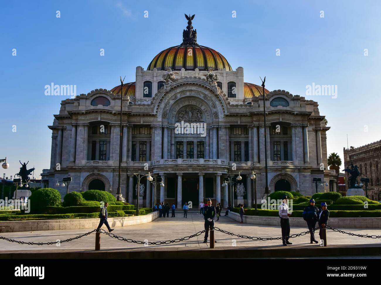 Palacio de Bellas Artes ist das prominente kulturelle Zentrum in Mexiko-Stadt Stockfoto