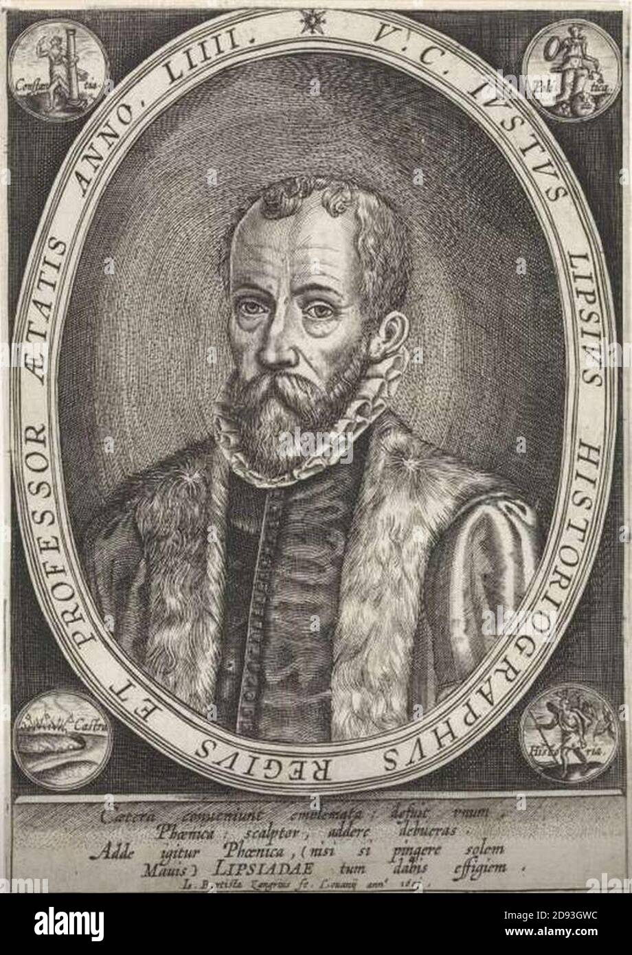 Justus Lipsius. Stockfoto