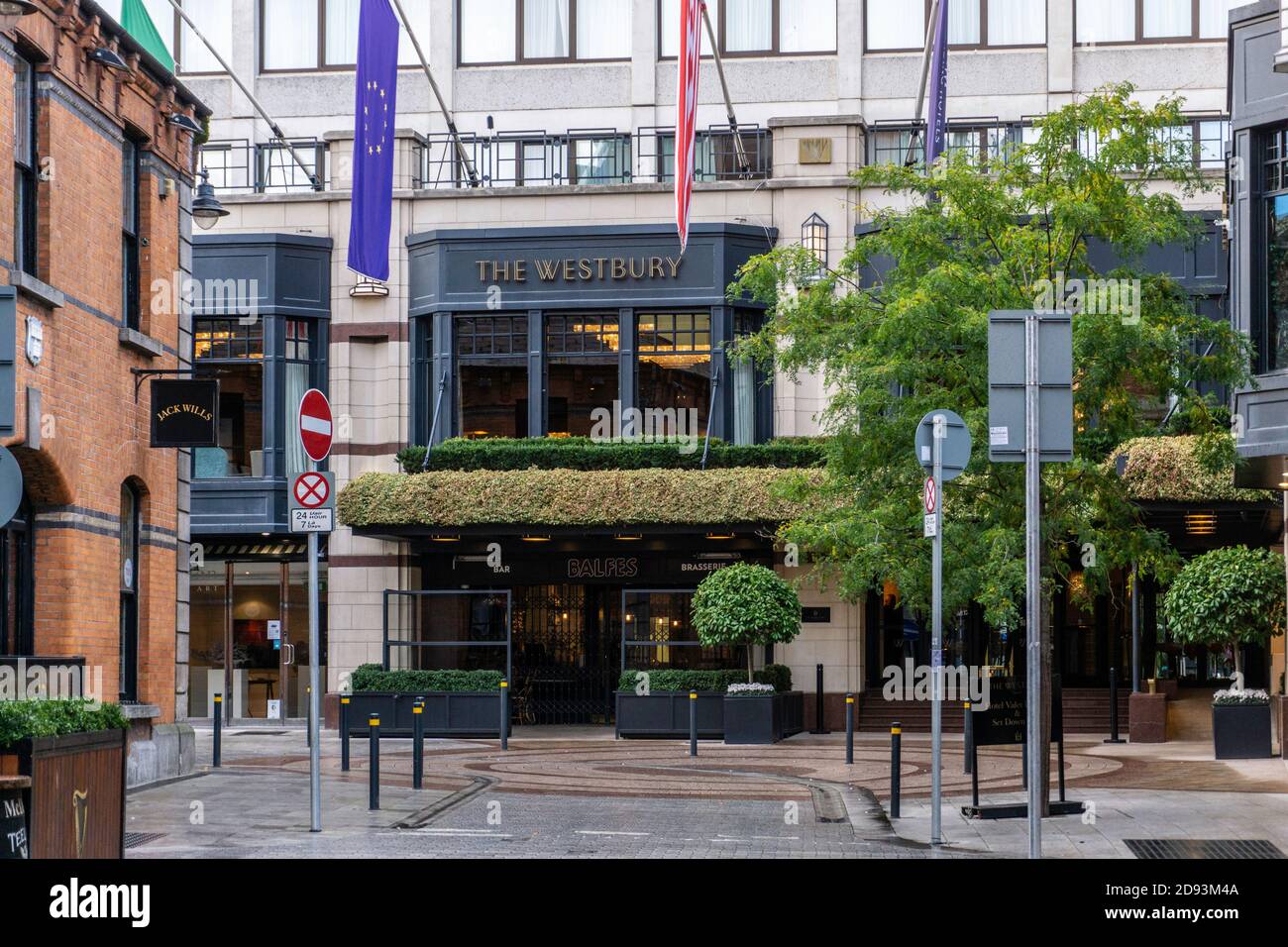Das Westbury Hotel in Balfe Street, Dublin, Irland. Dies ist ein 5-Sterne-Hotel. Stockfoto
