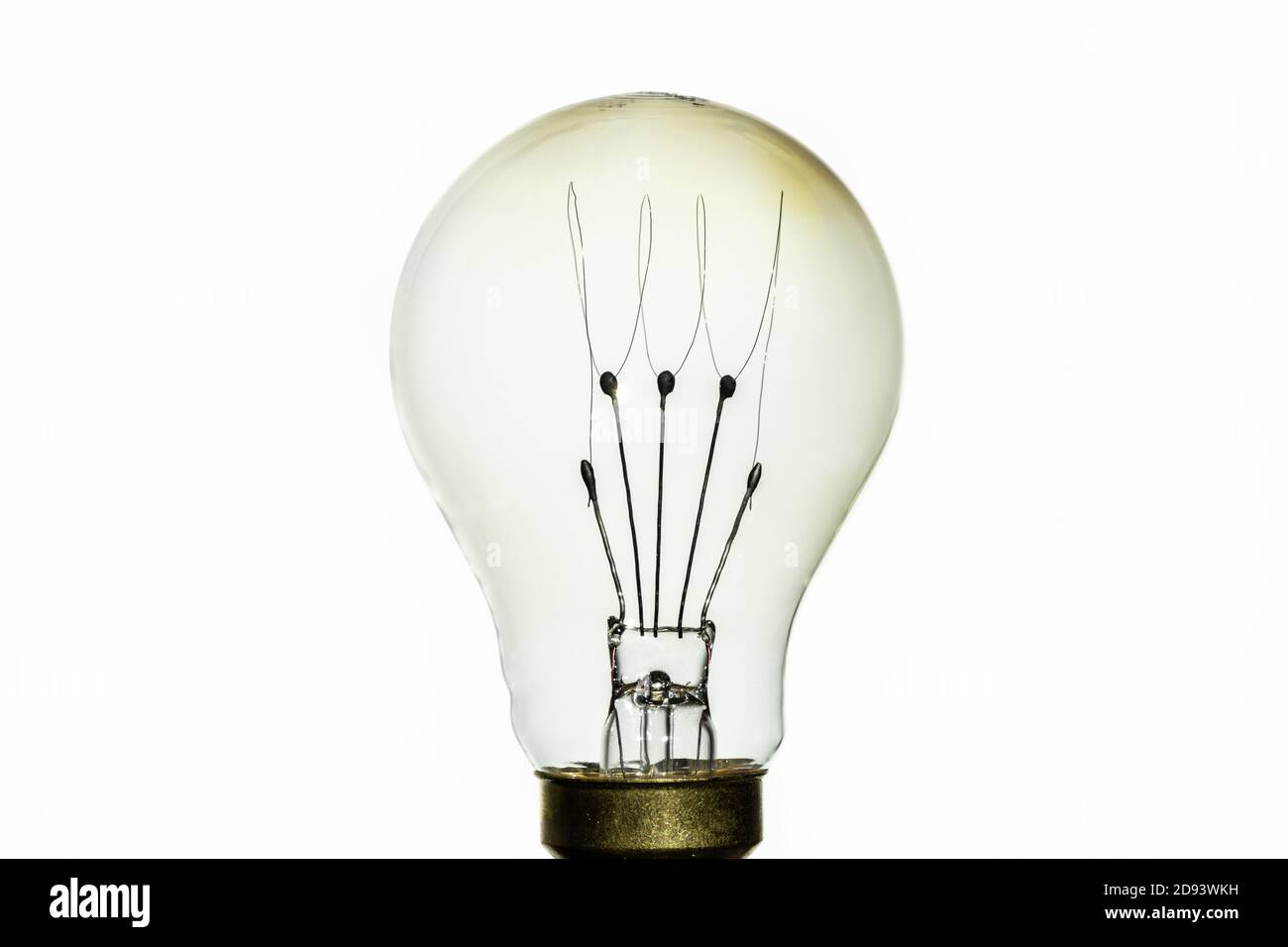 Paulmann Rustika Carbon Filament Lampe - eine moderne Lampe weitgehend identisch in Design und Struktur zu original Carbon Filament Lampen. Repro, modern Stockfoto