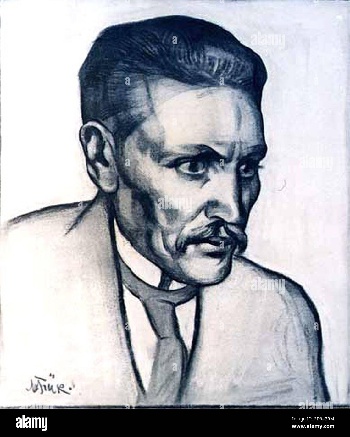 Juhan Liiv - Nikolai Triik 1934. Stockfoto