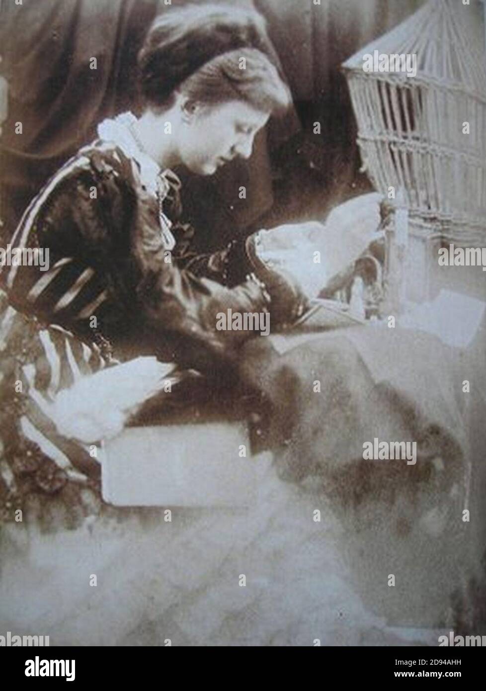 Julia Margaret Cameron AliceLiddell. Stockfoto