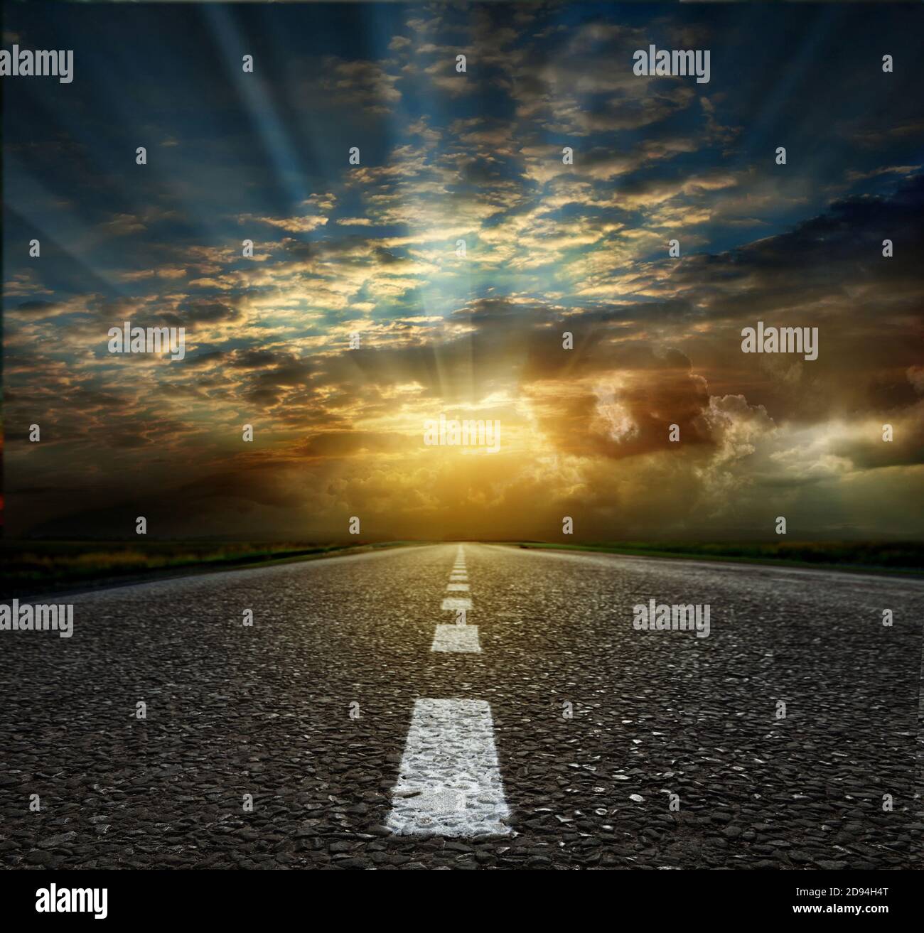 Straßenkonzept Stockfoto