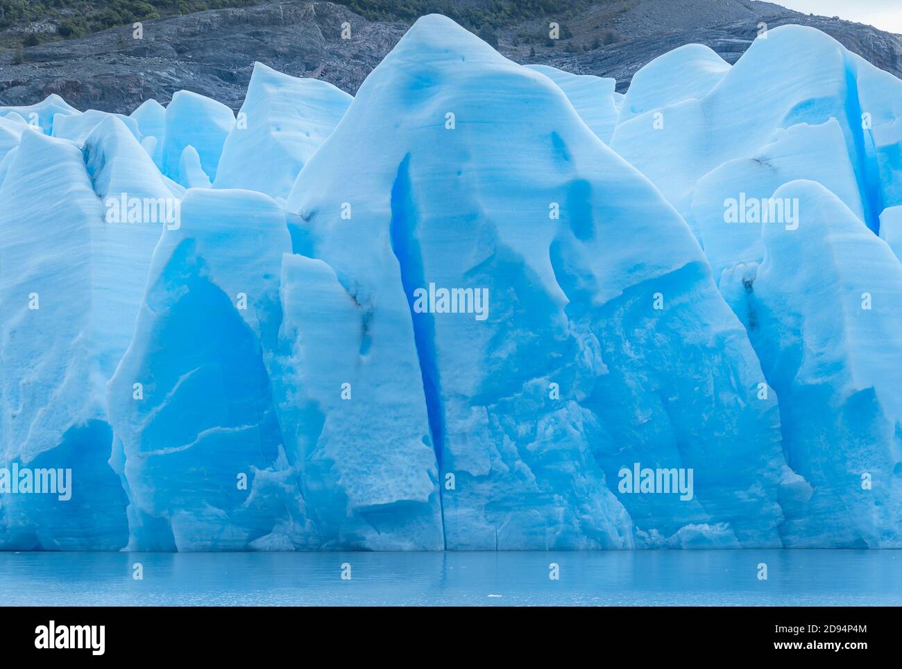 Graue See Gletscher, Torres del Paine Nationalpark, Chile, Südamerika Stockfoto