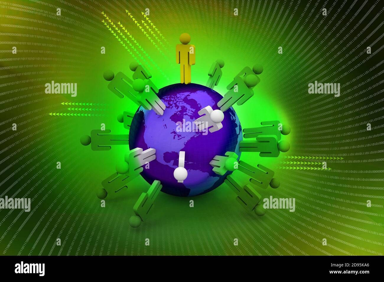 Team-Work-Konzept Stockfoto