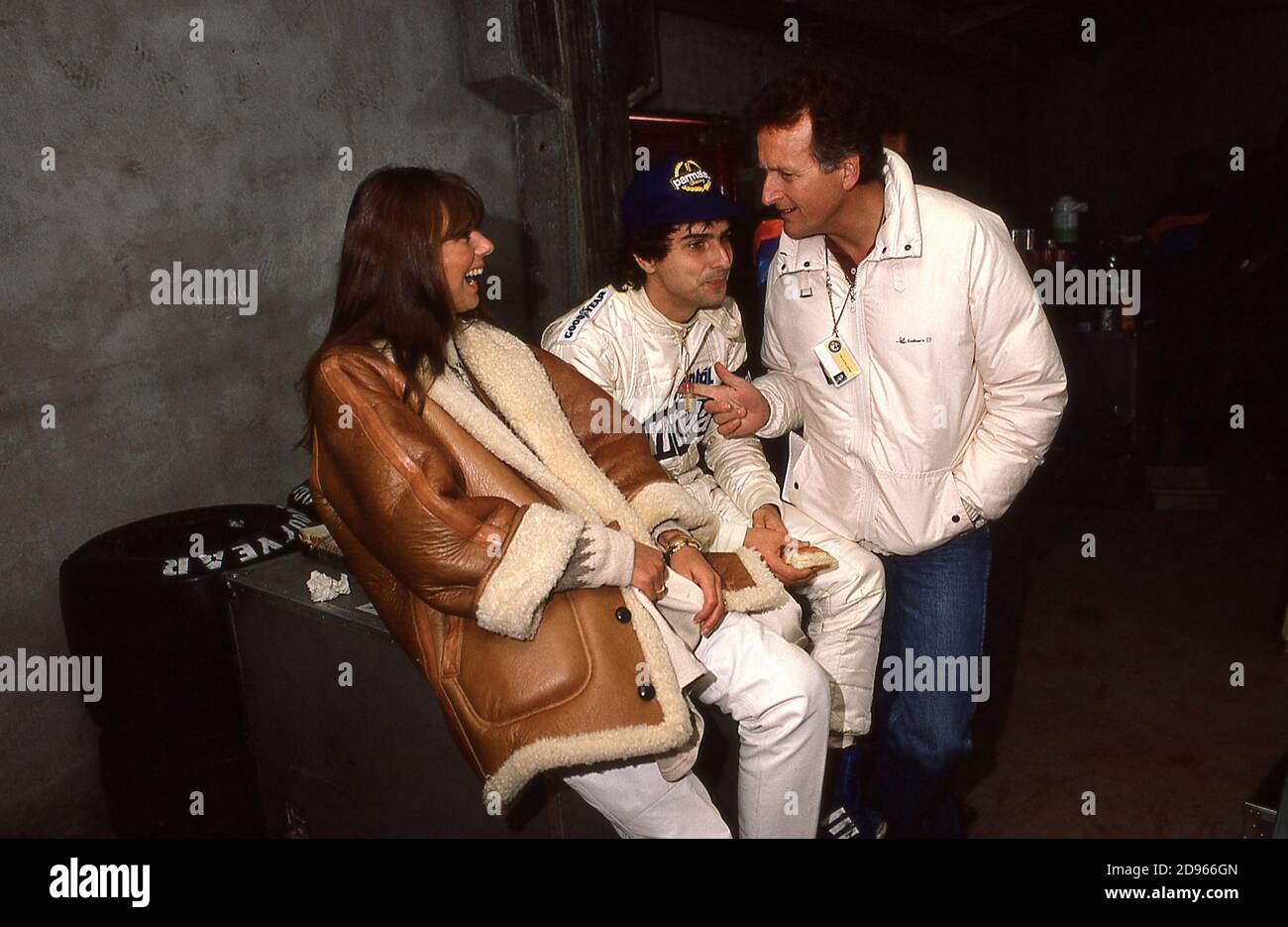 1982 Grand Prix Training Belgien in Zolder Stockfoto