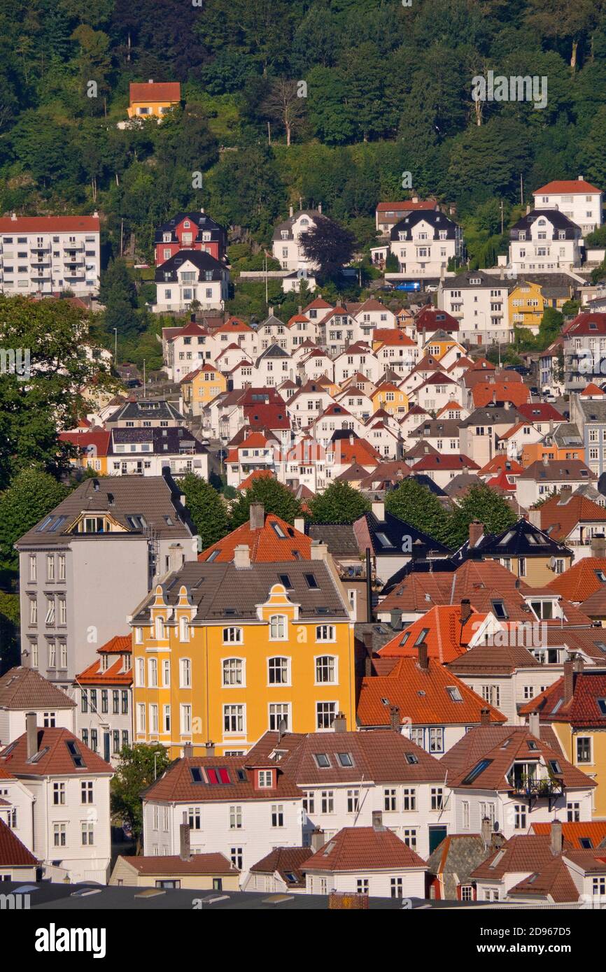 Bergen, Norwegen, Skandinavien, Europa. Stockfoto