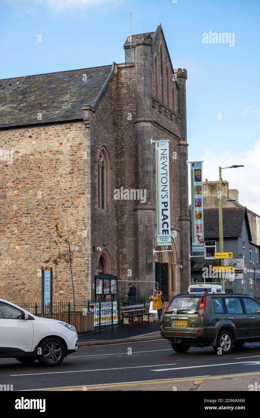 Newton's Place - ehemalige St. Leonard's Church, Newton Abt Stockfoto