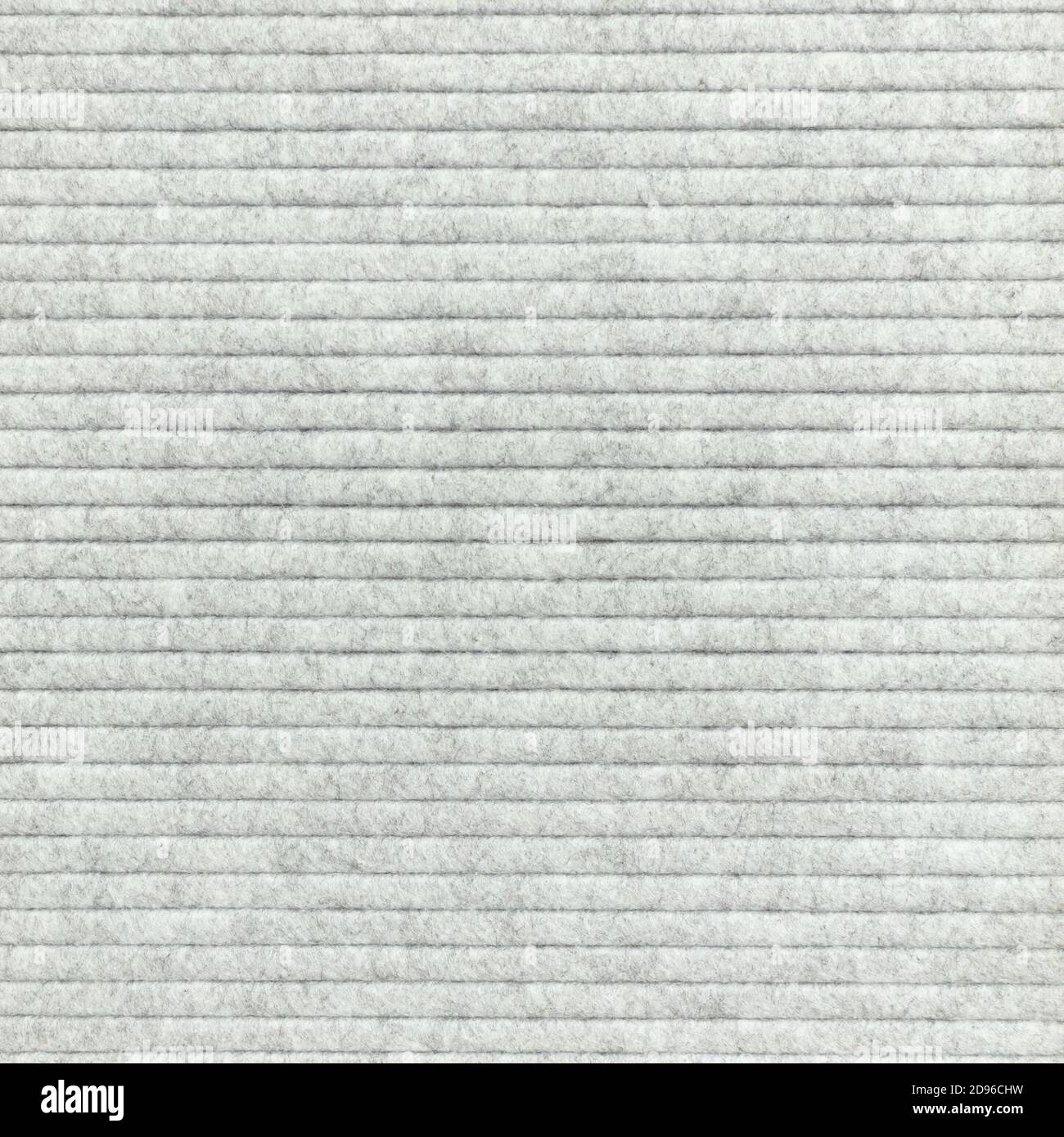 Nahaufnahme der Filzstruktur. Grauer Textilhintergrund Stockfoto