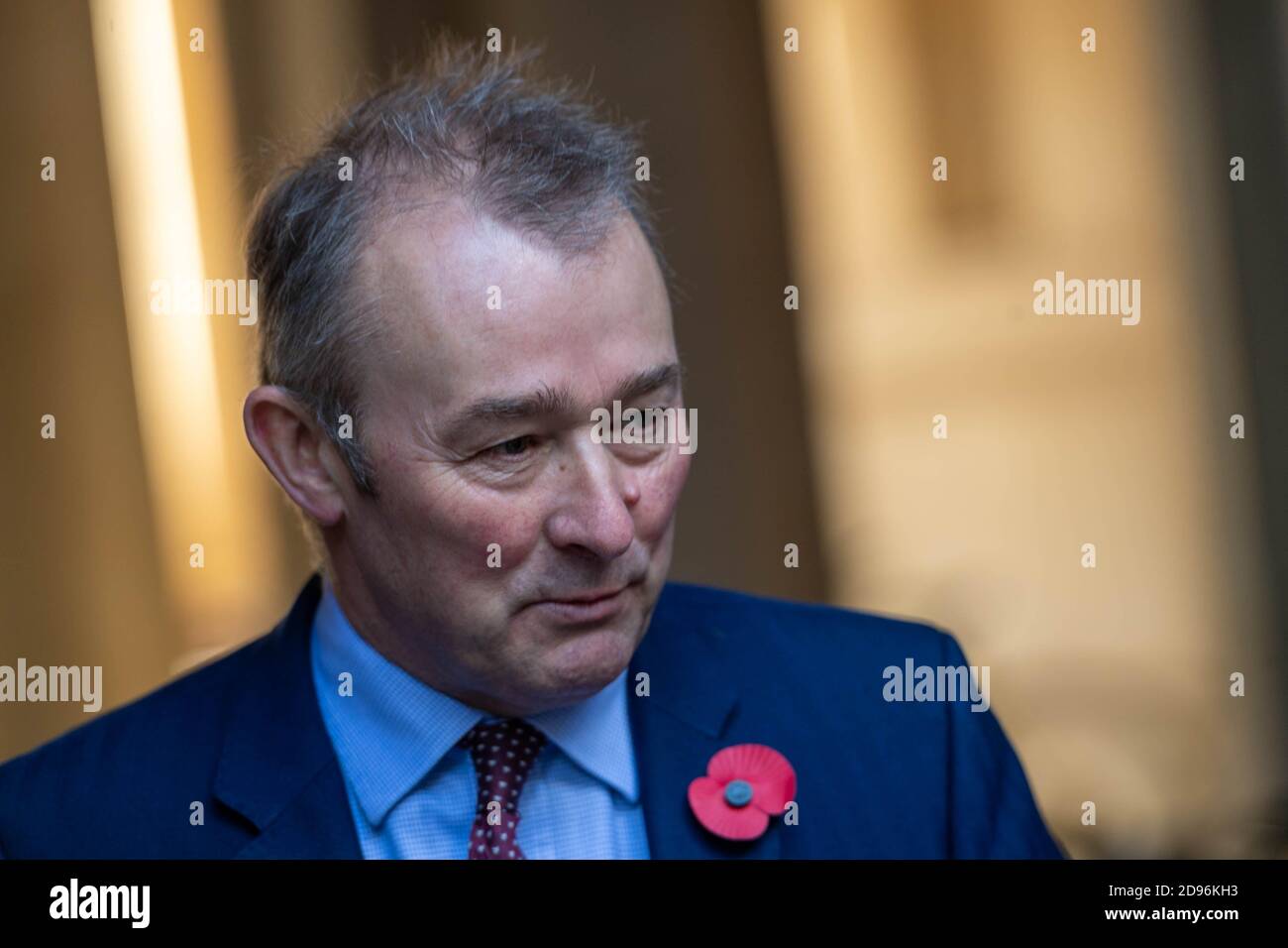 London, Großbritannien. November 2020. Simon Hart, walisischer Sekretär, verlässt eine Kabinettssitzung bei FCO London. Kredit: Ian Davidson/Alamy Live Nachrichten Stockfoto