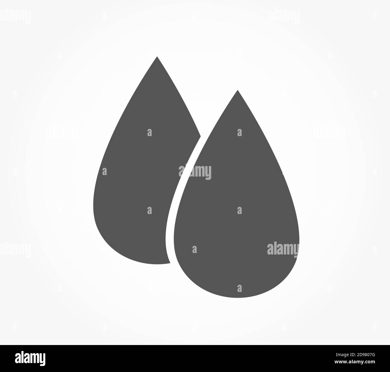 Symbol für Wassertropfen. Vektorgrafik. Stock Vektor