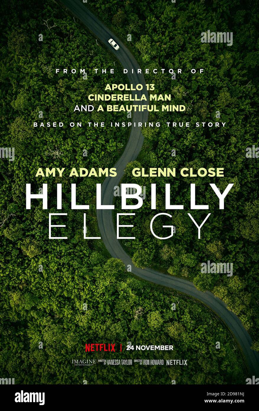 Poster 'Hillbilly Elegy' (2020) Credit: Netflix / The Hollywood Archive Stockfoto