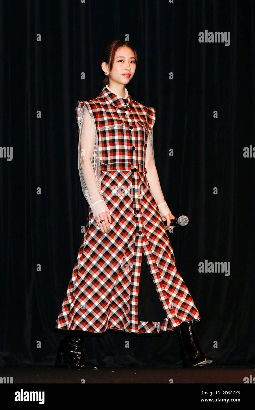 3. November 2020, Tokio, Japan: Die Schauspielerin AOI Morikawa besucht den Bühnenauftritt "Looking for Magical Doremi" während des 33. Tokyo International Film Festival im EX Theatre Roppongi. Der Film erscheint am 13. November in Japan. TIFF 2020 läuft vom 31. Oktober bis 9. November. (Bild: © Rodrigo Reyes Marin/ZUMA Wire) Stockfoto