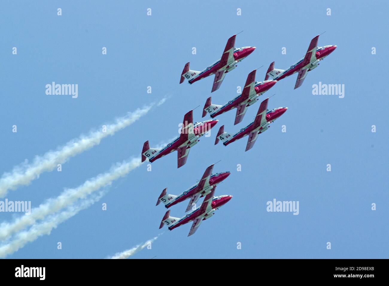 Canadian Air Force Snowbirds Stockfoto