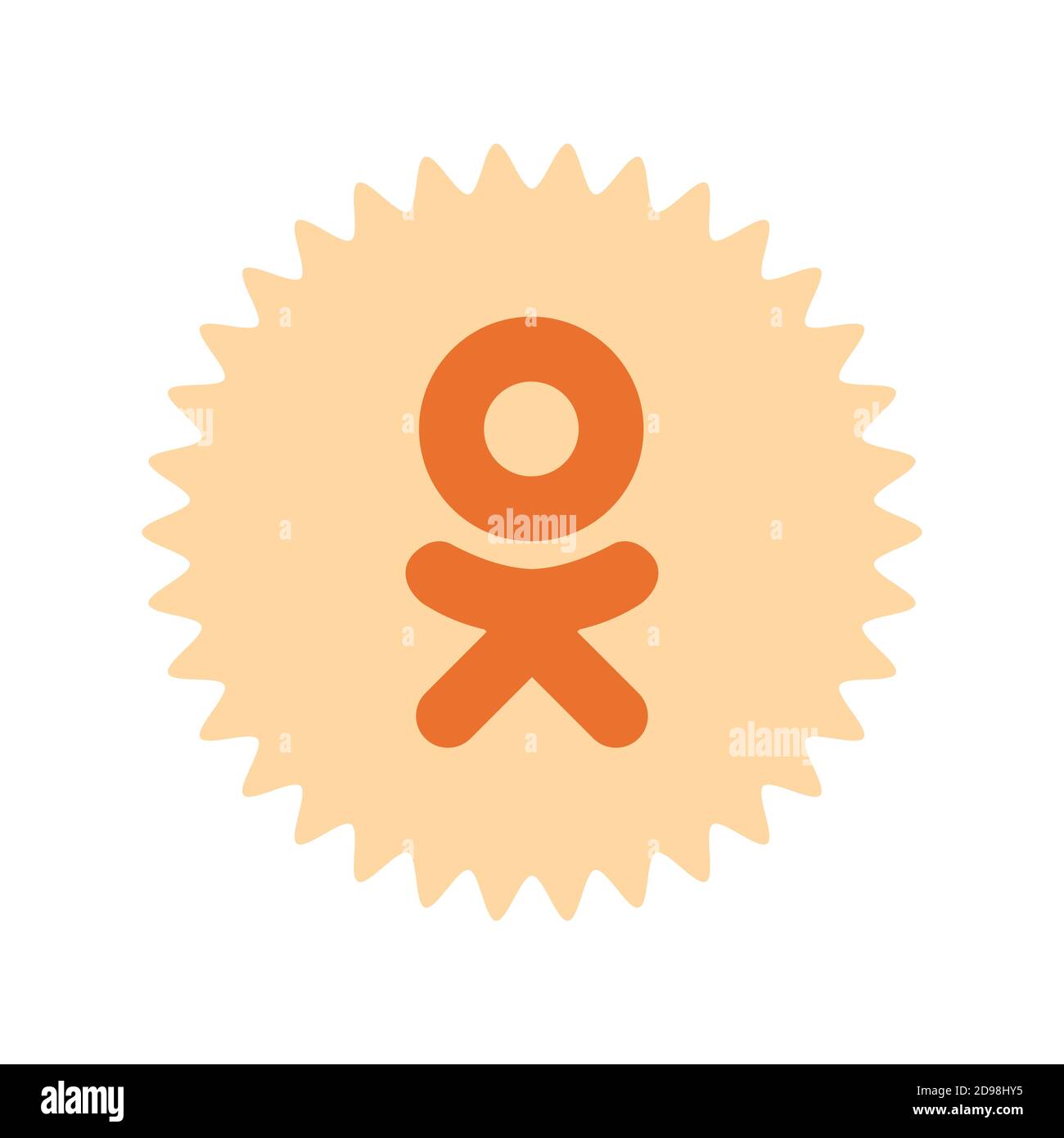 Odnoklassniki Ok.ru Logo. Odnoklassniki Anwendungen App . Charkiw, Ukraine - Juni 2020 Stockfoto